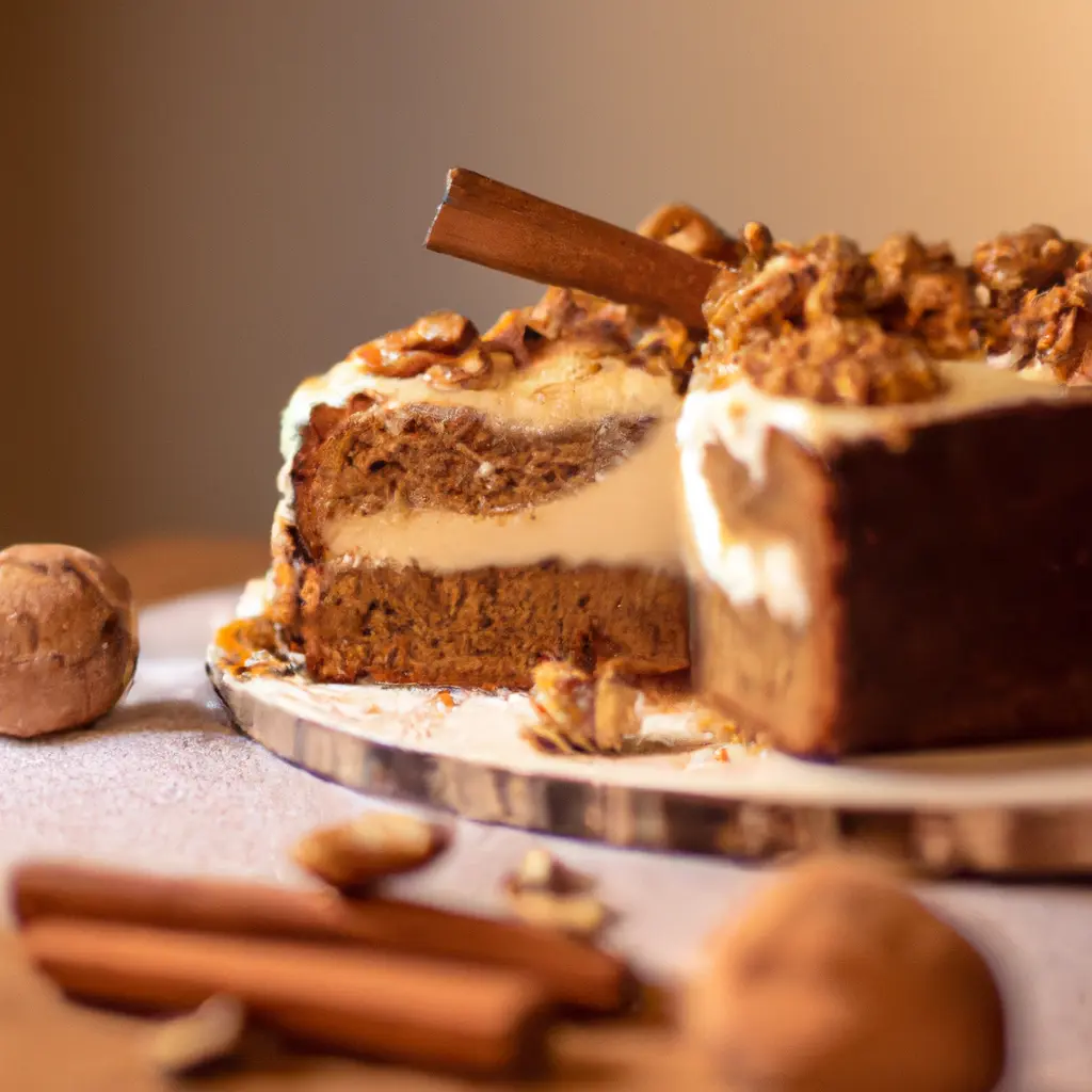 Cinnamon Walnut Sugar-Free Cake