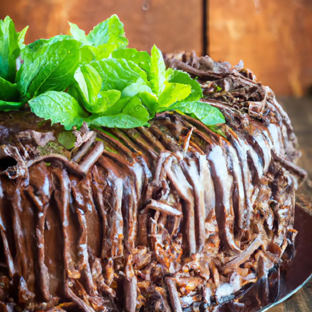 Keto Chocolate Mint Layer Cake