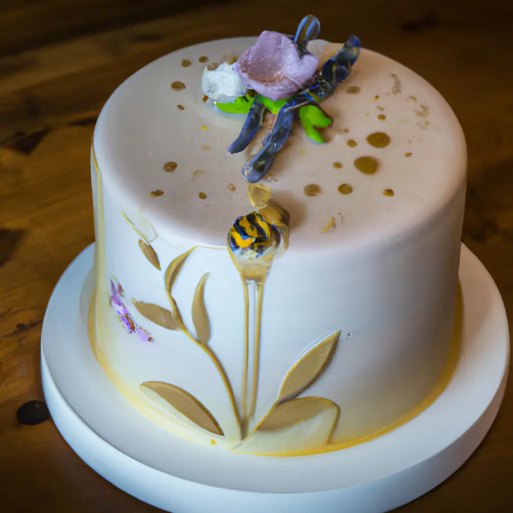 Lavender Honey Fondant Cake