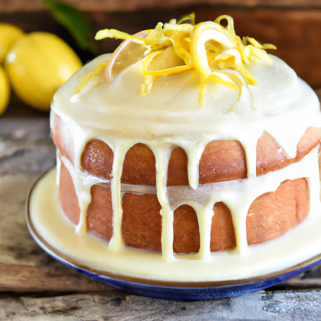 Lemon Chiffon Delight Cake
