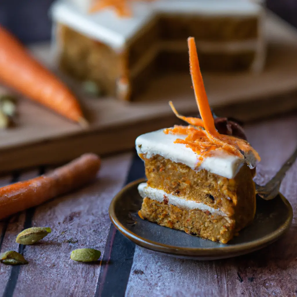 Savory Carrot and Cardamom Cake