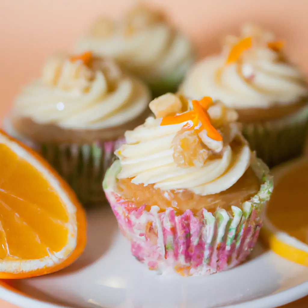 Zesty Ginger Citrus Cupcakes